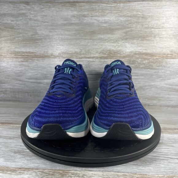 Hoka One One Women’s Gaviota 5 Bellwether Blue Running Shoes Size 8.5 - Picture 2 of 8